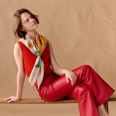 レディス, スカーフ、ショール＆マフラー, スカーフ＆シルク